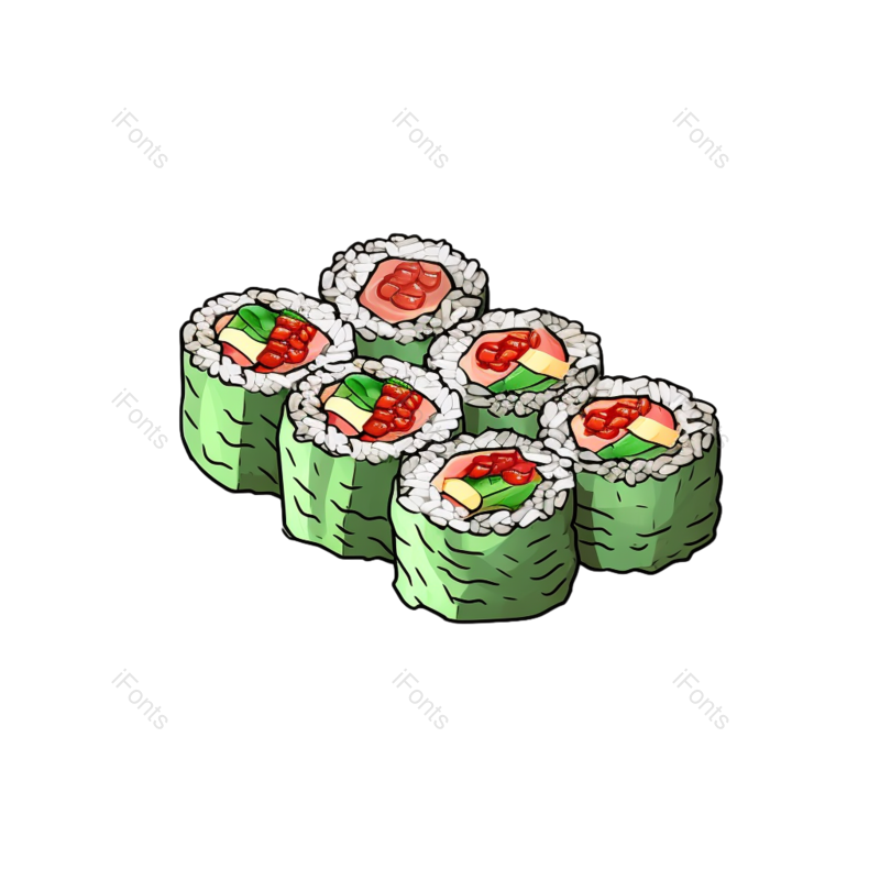 日本料理图片,寿司元素,三文鱼寿司PNG,食品免抠素材